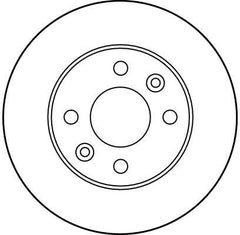 2x Bremsscheibe Vorderachse für RENAULT RAPID Kasten/Großraumlimousine TWINGO I