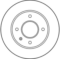 2x Bremsscheibe Vorderachse für FORD ESCORT III Turnier IV Cabriolet ORION I II