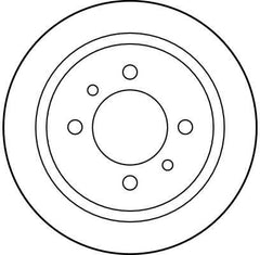 2x Bremsscheibe Hinterachse für NISSAN 100NX ALMERA I Hatchback SUNNY III