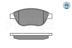 Bremsbelagsatz Scheibenbremse Vorderachse für FIAT OPEL 500L CORSA D