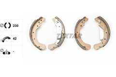 Bremsbackensatz Hinterachse für OPEL ASTRA G Stufenheck Caravan CC H GTC