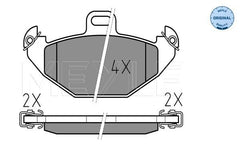 Bremsbelagsatz Scheibenbremse Hinterachse für RENAULT LAGUNA I Grandtour