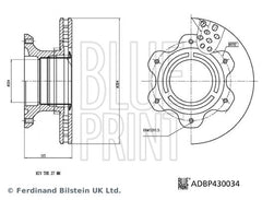2x Bremsscheibe Hinterachse für MERCEDES-BENZ SPRINTER 5-t Pritsche/Fahrgestell