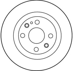 2x Bremsscheibe Hinterachse für MAZDA 323 C IV F S MX-3 MX-5 I II