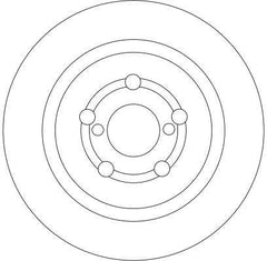 2x Bremsscheibe Hinterachse für TOYOTA AVENSIS Liftback Kombi