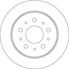 2x Bremsscheibe Hinterachse für CITROËN FIAT PEUGEOT JUMPER I Kasten Bus