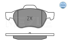 Bremsbelagsatz Scheibenbremse Vorderachse für RENAULT CLIO III LAGUNA II