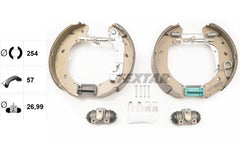 Bremsbackensatz Hinterachse für FIAT DUCATO Kasten Pritsche/Fahrgestell Bus