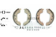 Bremsbackensatz Hinterachse für CITROËN PEUGEOT DACIA C15 Kombi