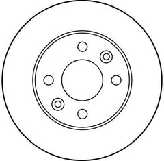 2x Bremsscheibe Vorderachse für NISSAN RENAULT KUBISTAR Kasten CLIO I II