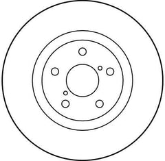 2x Bremsscheibe Vorderachse für SUBARU TOYOTA BRZ FORESTER IMPREZA Coupe