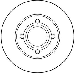 2x Bremsscheibe Vorderachse für AUDI 80 B3 Stufenheck B4 90 100 C2 Avant C3