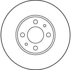 2x Bremsscheibe Vorderachse für ALFA ROMEO CITROËN FIAT LANCIA PEUGEOT MITO