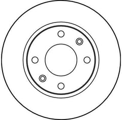2x Bremsscheibe Vorderachse für CITROËN PEUGEOT XSARA Break Coupe 206+ 206