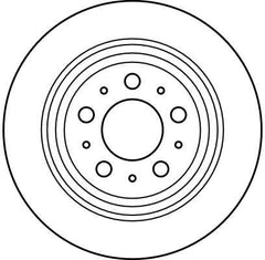 2x Bremsscheibe Hinterachse für VOLVO S60 I S70 S80 V70 II XC70 Cross Country
