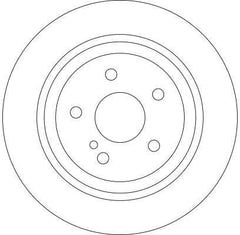 2x Bremsscheibe Hinterachse für MERCEDES-BENZ S-KLASSE Coupe