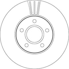2x Bremsscheibe Vorderachse für FORD VOLVO C-MAX FOCUS II Turnier Stufenheck