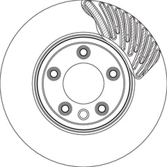 Bremsscheibe Vorderachse rechts für AUDI PORSCHE VW Q7 Van CAYENNE PANAMERA