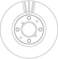 2x Bremsscheibe Vorderachse für OPEL SUZUKI AGILA SPLASH SWIFT III