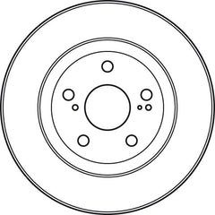 2x Bremsscheibe Vorderachse für TOYOTA LEXUS AURION AURIS Kombi CAMRY