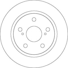 2x Bremsscheibe Hinterachse für TOYOTA AURIS Kombi COROLLA Stufenheck VAN