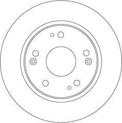 2x Bremsscheibe Hinterachse für HONDA CIVIC VIII Stufenheck Hatchback IX