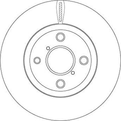2x Bremsscheibe Vorderachse für DAIHATSU TOYOTA CHARADE VIII YARIS