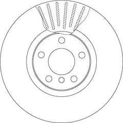 2x Bremsscheibe Vorderachse für BMW X5 X6