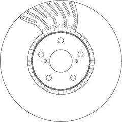 Bremsscheibe Vorderachse für LEXUS GS IS III RC