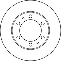 2x Bremsscheibe Vorderachse für TOYOTA HILUX VII Pick-up