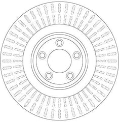 2x Bremsscheibe Vorderachse für JAGUAR F-TYPE Coupe Cabriolet XF I SPORTBRAKE