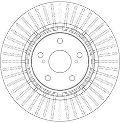 2x Bremsscheibe Vorderachse für TOYOTA LEXUS ALPHARD / VELLFIRE HIGHLANDER