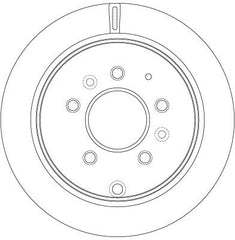 2x Bremsscheibe Hinterachse für MAZDA MPV II