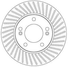 2x Bremsscheibe Vorderachse für SSANGYONG RODIUS I II VAN