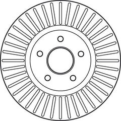 2x Bremsscheibe Vorderachse für FORD MONDEO IV Stufenheck Turnier Van