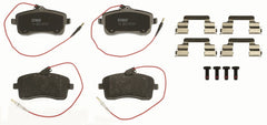 Bremsbelagsatz Scheibenbremse Vorderachse für PEUGEOT 407 SW