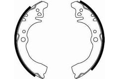 Bremsbackensatz Hinterachse für DAIHATSU CUORE V MOVE SIRION YRV
