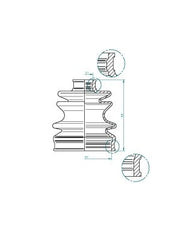 Faltenbalg Antriebswelle Vorderachse Hinterachse für ALFA ROMEO AUDI BMW