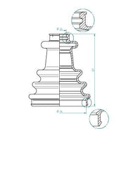 Faltenbalg Antriebswelle Vorderachse Hinterachse für ALFA ROMEO AUDI BMW