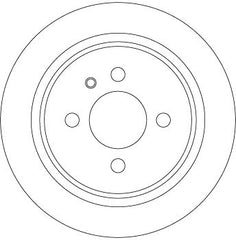 2x Bremsscheibe Hinterachse für BMW 3 Cabriolet Touring
