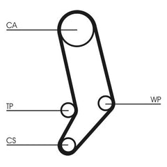 Zahnriemensatz für AUDI VW A6 C4 Avant CALIFORNIA T4 Camper LT 28-46 II Kasten