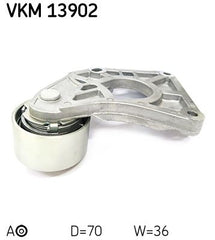 Spannrolle Zahnriemen für CITROËN FIAT LANCIA PEUGEOT RENAULT C5 I Break II III