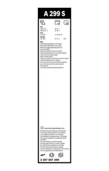 Wischblatt vorne für ABARTH FIAT FORD RENAULT 500 / 595 695 500C 595C 695C C
