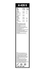 Wischblatt vorne für CITROËN FIAT OPEL PEUGEOT TOYOTA JUMPY III Bus Kasten