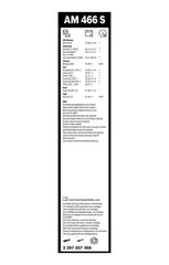 Wischblatt vorne für ABARTH ALFA ROMEO CHEVROLET FIAT FORD OPEL GRANDE PUNTO EVO