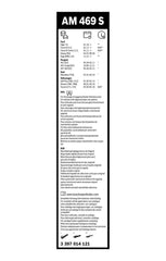 Wischblatt vorne für CITROËN FORD USA PEUGEOT SEAT VW C6 FOCUS III Kasten/Kombi