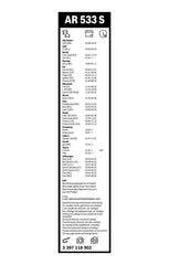 Wischblatt vorne für ALFA ROMEO AUDI DAIHATSU HONDA KIA LEXUS MAZDA MITSUBISHI