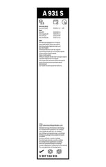 Wischblatt vorne für MERCEDES-BENZ OPEL GLK-KLASSE ASTRA H Caravan FAMILY