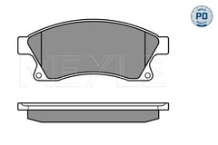 Bremsbelagsatz Scheibenbremse Vorderachse für OPEL CHEVROLET ASTRA J Caravan