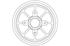 2x Bremstrommel Hinterachse für CITROËN PEUGEOT C2 C3 I Pluriel ENTERPRISE 1007